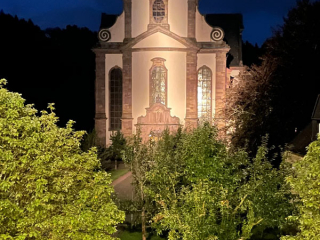 Kloster Himmerod bei Nacht